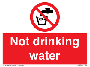 not drinking water